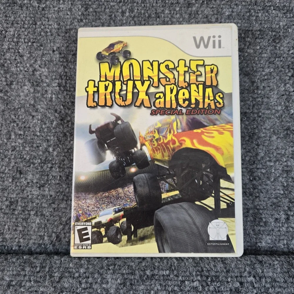 Monster Trux Arenas Special Edition Nintendo Wii Game Tested & Working